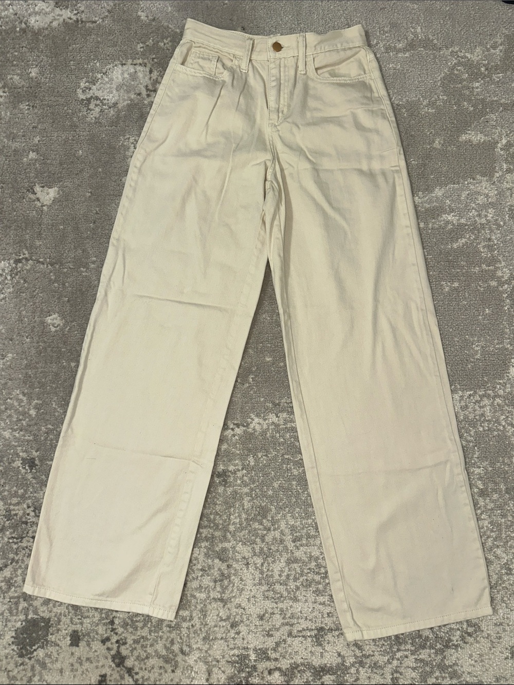 Universal Thread Women’s  Wide-Leg Cream  Pants Size 0R New